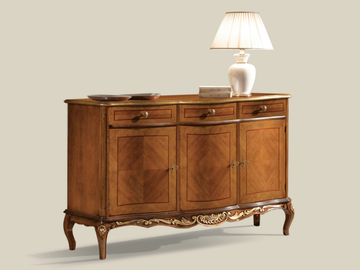 1216 - Wooden sideboard with doors with drawers by Tarocco Vaccari Group - view 2